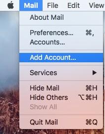 Configure TERPmail Using Apple Mail for Macintosh OS X 10.10 and above ...
