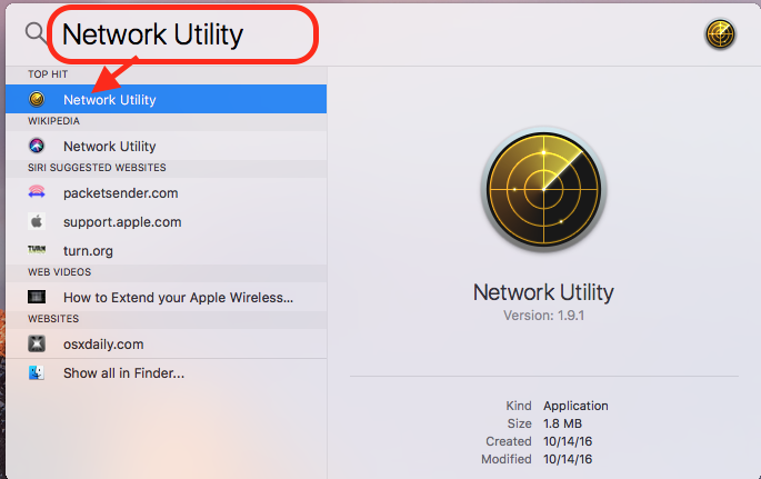 Network Utility